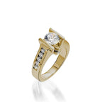 Grace Yellow Gold Engagement Ring