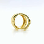 Perfect Love 0.25ct Diamond Flower Huggies