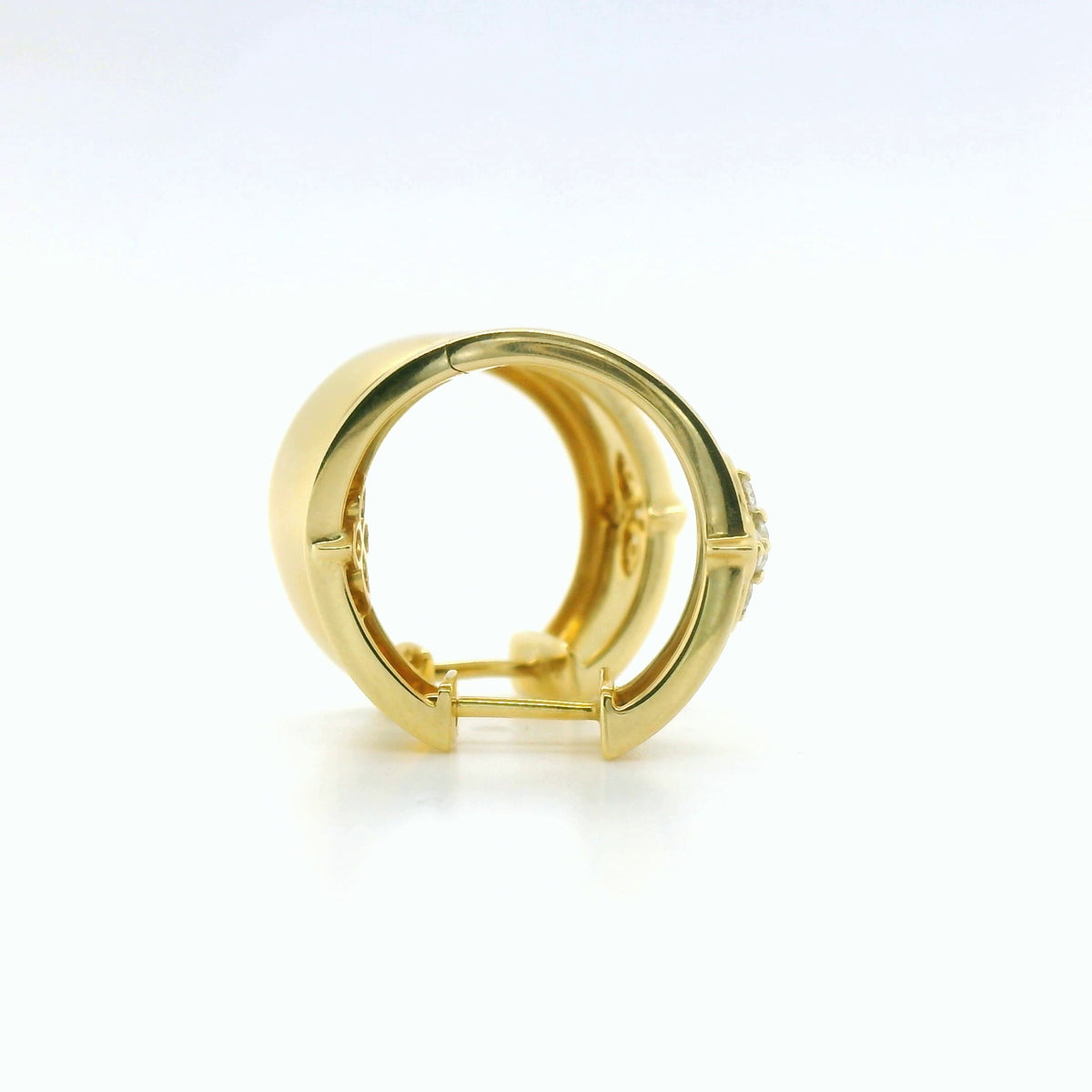 Perfect Love 0.25ct Diamond Flower Huggies