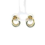 Perfect Love .12ct Diamond Two-Tone Dangle Earrings