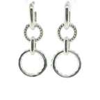 Perfect Love .25ctw Diamond Silver Dangle Earrings