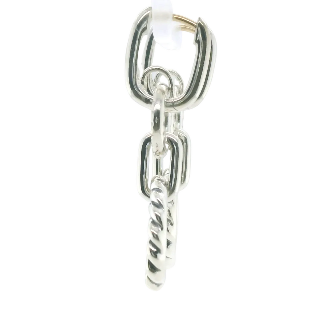 Perfect Love .25ctw Diamond Silver Dangle Earrings