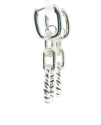 Perfect Love .25ctw Diamond Silver Dangle Earrings