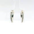 Perfect Love Silver Signature Stacked Heart Hoops