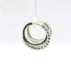 Perfect Love Silver Signature Stacked Heart Hoops