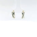 Perfect Love Silver Twisted Huggie Hoops