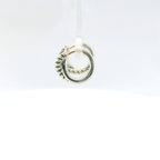 Perfect Love Silver Twisted Huggie Hoops