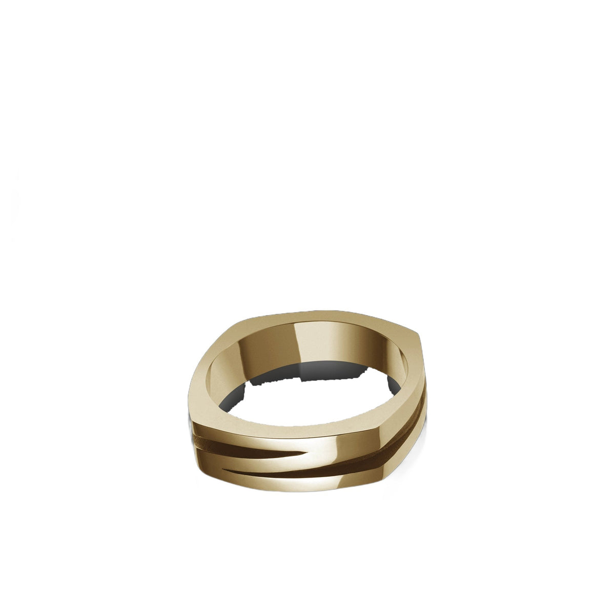 Gold Rayo Band in Yellow Gold