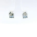 Chatham 1.76ct Lab Alexandrite & Diamond Studs