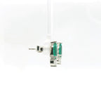 Chatham 1.02ct Lab Emerald & Diamond Studs