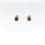 Chatham 1.36ct Lab Ruby & Diamond Studs