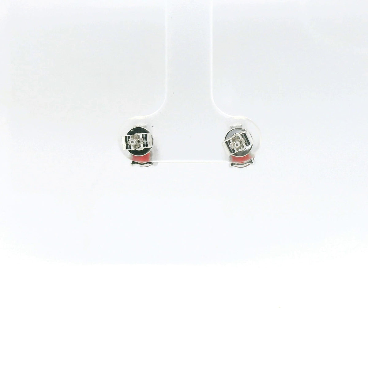 Chatham 1.36ct Lab Ruby & Diamond Studs