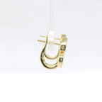 Chatham 0.50ct Lab Emerald & Diamond Huggies