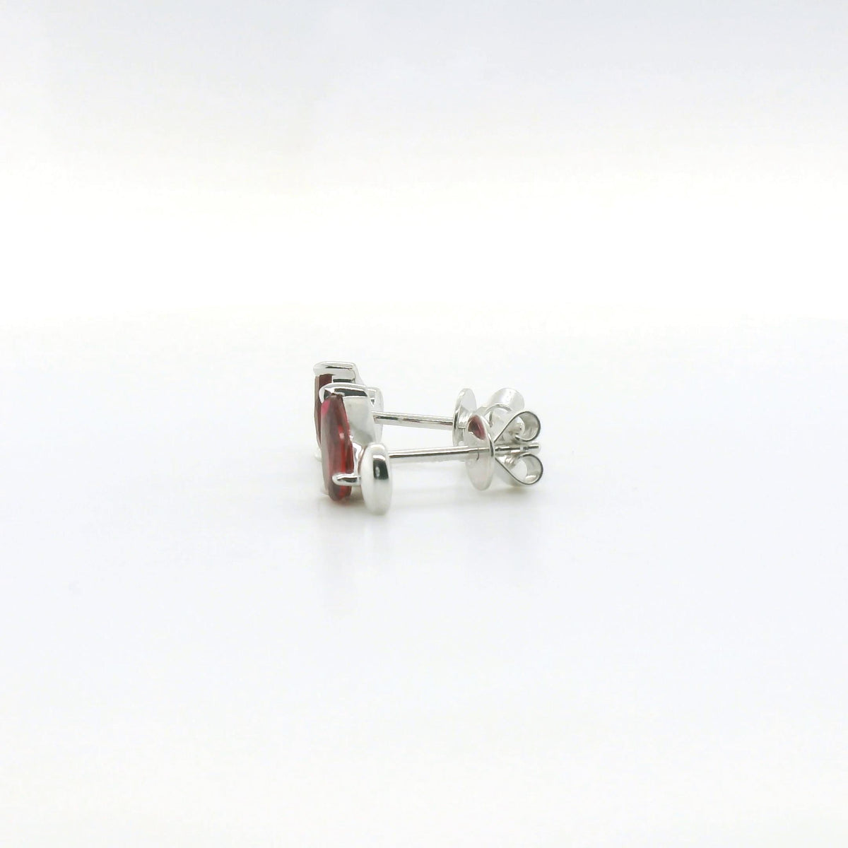 Chatham 1.66ct Pear Lab Ruby Studs