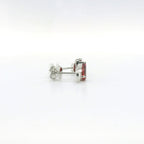Chatham 1.66ct Pear Lab Ruby Studs