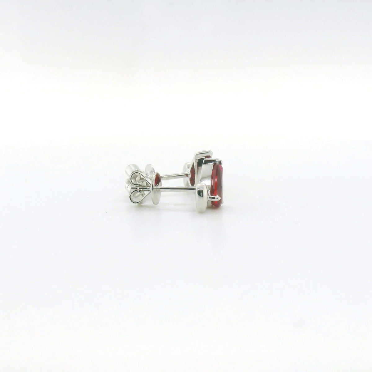 Chatham 1.66ct Pear Lab Ruby Studs