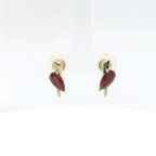 Chatham 1.54ct Lab Ruby & Diamond Studs