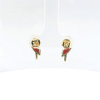 Chatham 1.54ct Lab Ruby & Diamond Studs