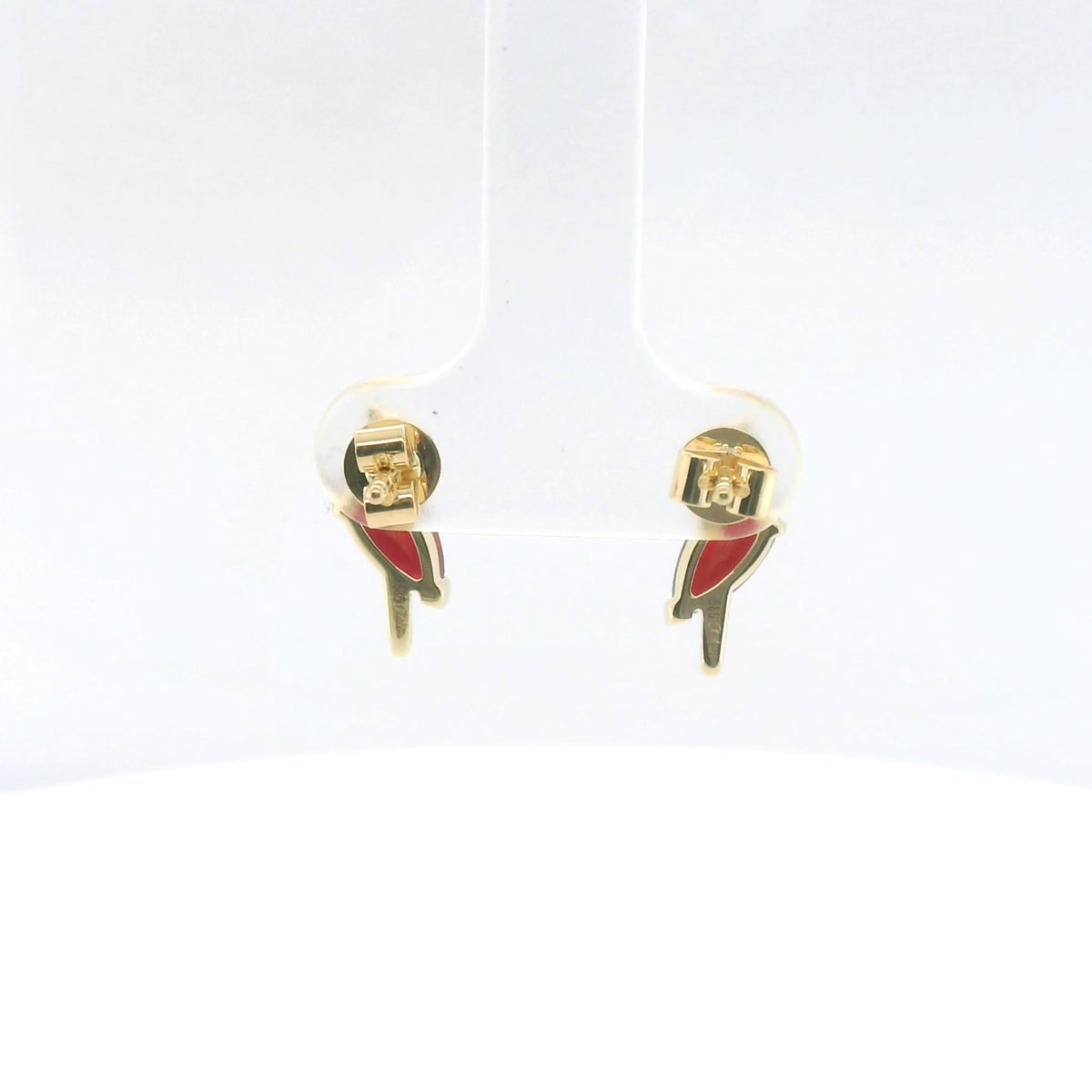 Chatham 1.54ct Lab Ruby & Diamond Studs