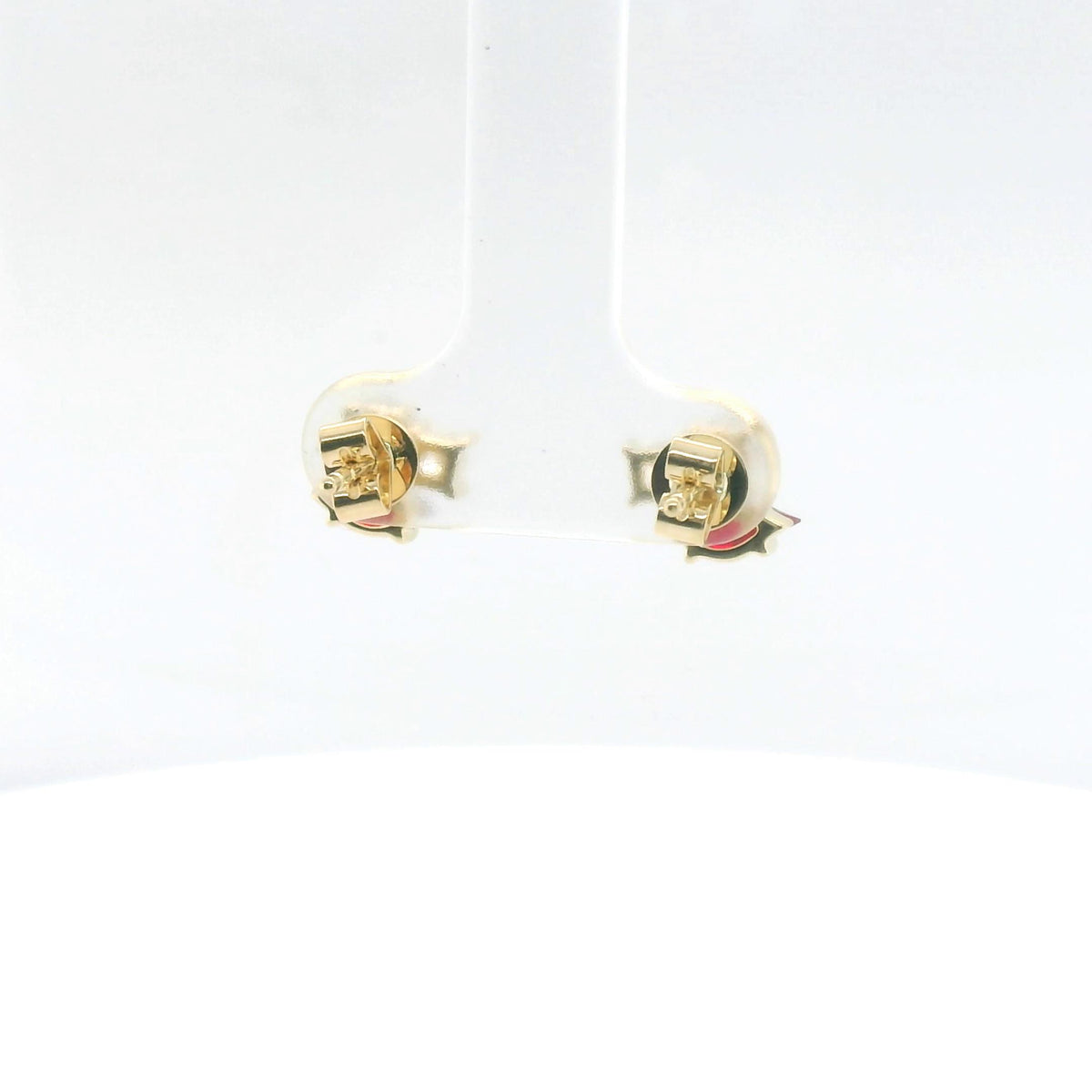 Chatham 1.16ct Lab Ruby Cluster Studs