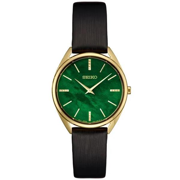 Seiko Ladies Essentials Green Dial Watch