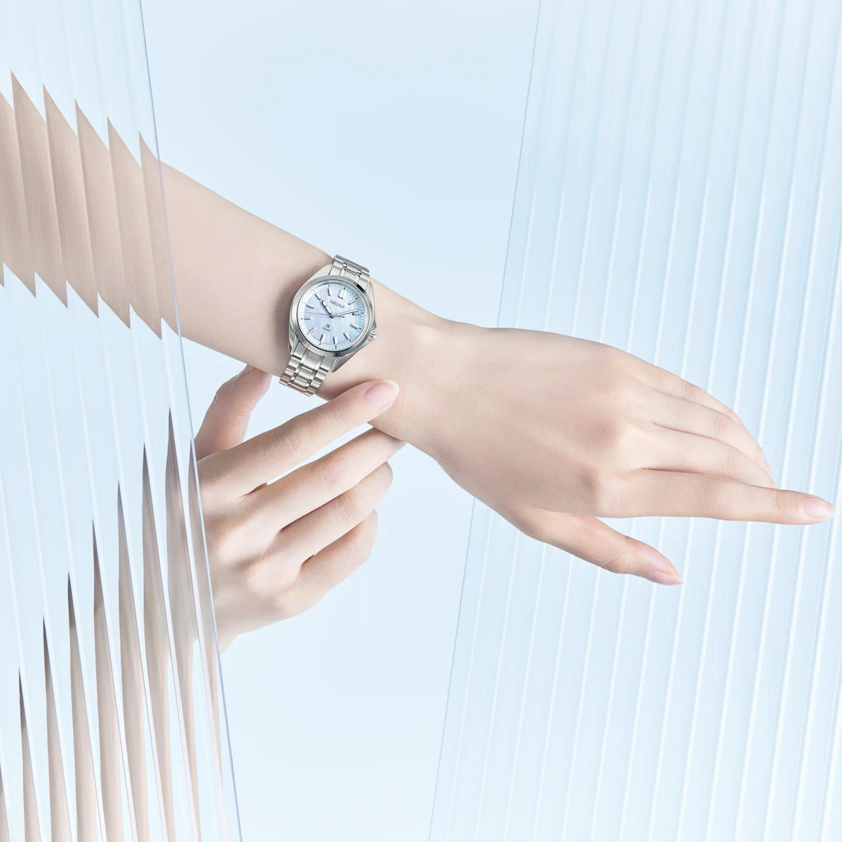 Seiko Ladies Prospex Blue Mother of Pearl Dial Watch