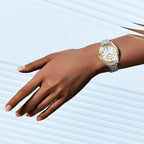 Seiko Ladies Prospex Two-Tone Mother of Pearl Watch