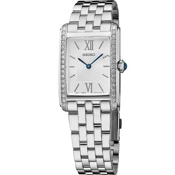 Seiko Ladies Essentials Crystal Rectangular Watch