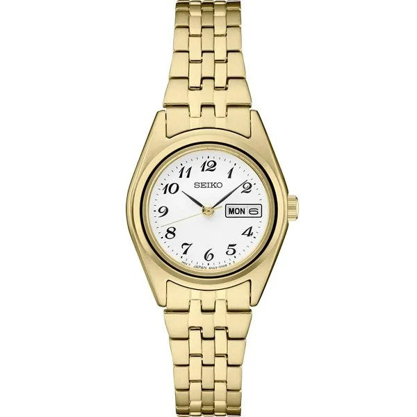 Seiko Ladies Essentials Gold Tone Stainless Steel Watch