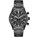 Seiko Essentials Black Ion Dial Chronograph Watch