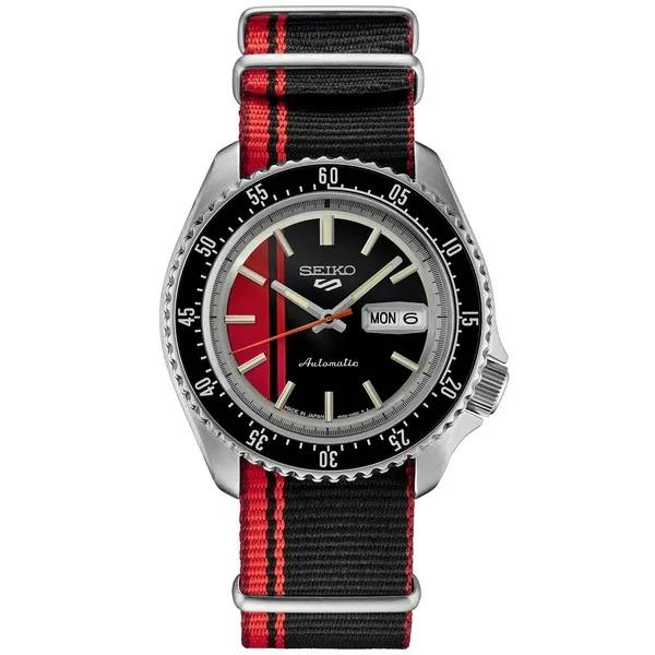 Seiko 5 Sports Red & Black Dial Automatic Watch