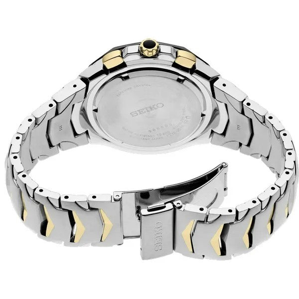 Seiko Coutura Two-Tone Black Dial Watch