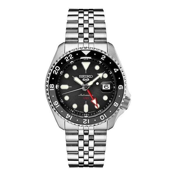 Seiko 5 Sports GMT Automatic Black Dial Watch