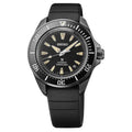 Seiko Prospex Black Dial Silicone Strap Diver Watch