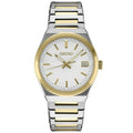 Seiko Essentials Two-Tone White Dial Watch