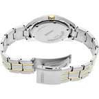 Seiko Essentials Two-Tone Green Dial Titanium Watch