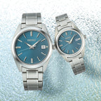 Seiko Essentials Stainless Steel Blue Sunray Dial Watch