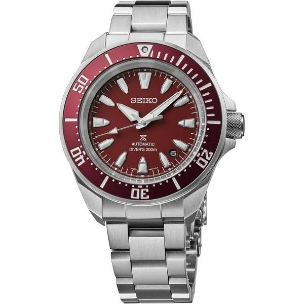 Seiko Prospex Automatic Red Dial Diver Watch