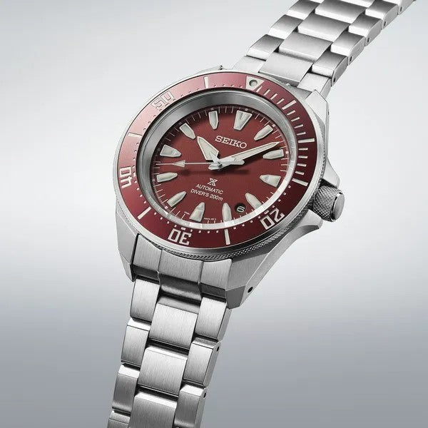 Seiko Prospex Automatic Red Dial Diver Watch