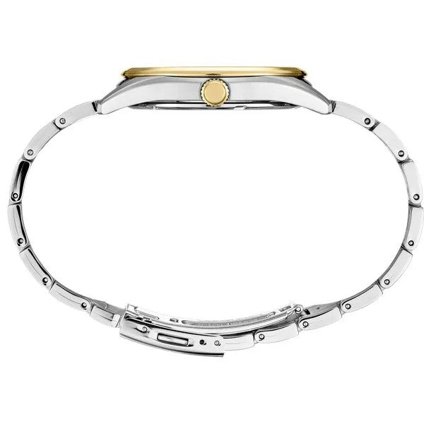 Seiko Essentials Two-Tone White Dial Watch