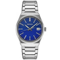 Seiko Essentials Stainless Stee Sapphire Blue Dial Watch