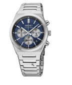 Seiko Essentials Blue Dial Chronograph Watch
