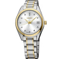 Seiko Ladies Diamond Two-Tone White Dial Watch