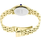 Seiko Ladies Gold Tone & Crystal Bezel Watch