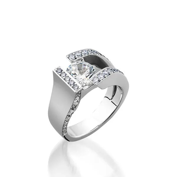 Elevate Yellow Gold Diamond Ring