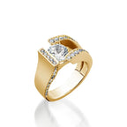 Elevate Yellow Gold Diamond Ring