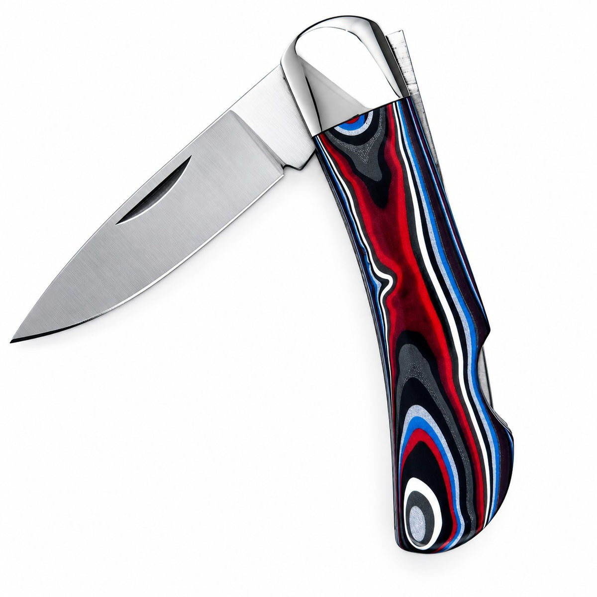 Santa Fe Stone Works Fordite 3 Inch Lock back Knife