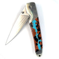 Santa Fe StoneWorks Turquoise Liner Lock Knife