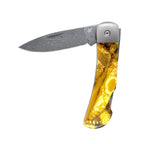 Santa Fe StoneWorks Mammoth Tusk 3 Inch Damascus Knife