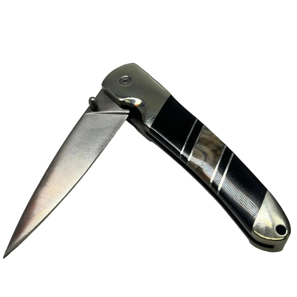 Santa Fe StoneWorks Mammoth Tusk & Silver 4" Knife